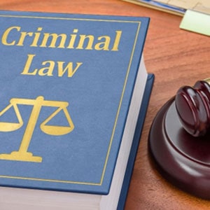 A criminal law book placed on a desk, providing valuable legal knowledge and insights.